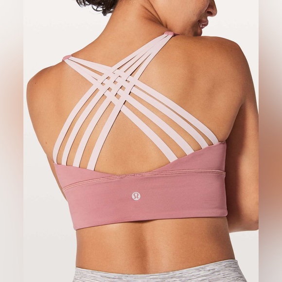 Lululemon Free To Be Moved Bra Quicksand / Porcelain Pink